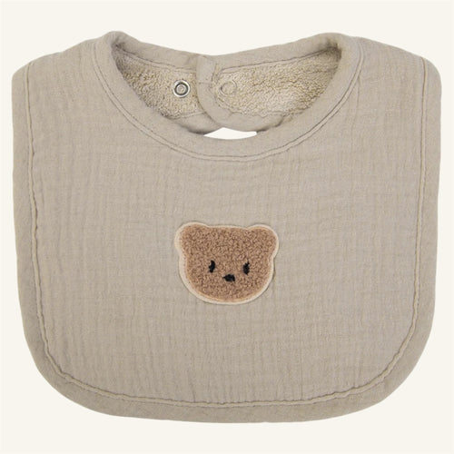 Bavoirs douillets avec ourson 100 % coton