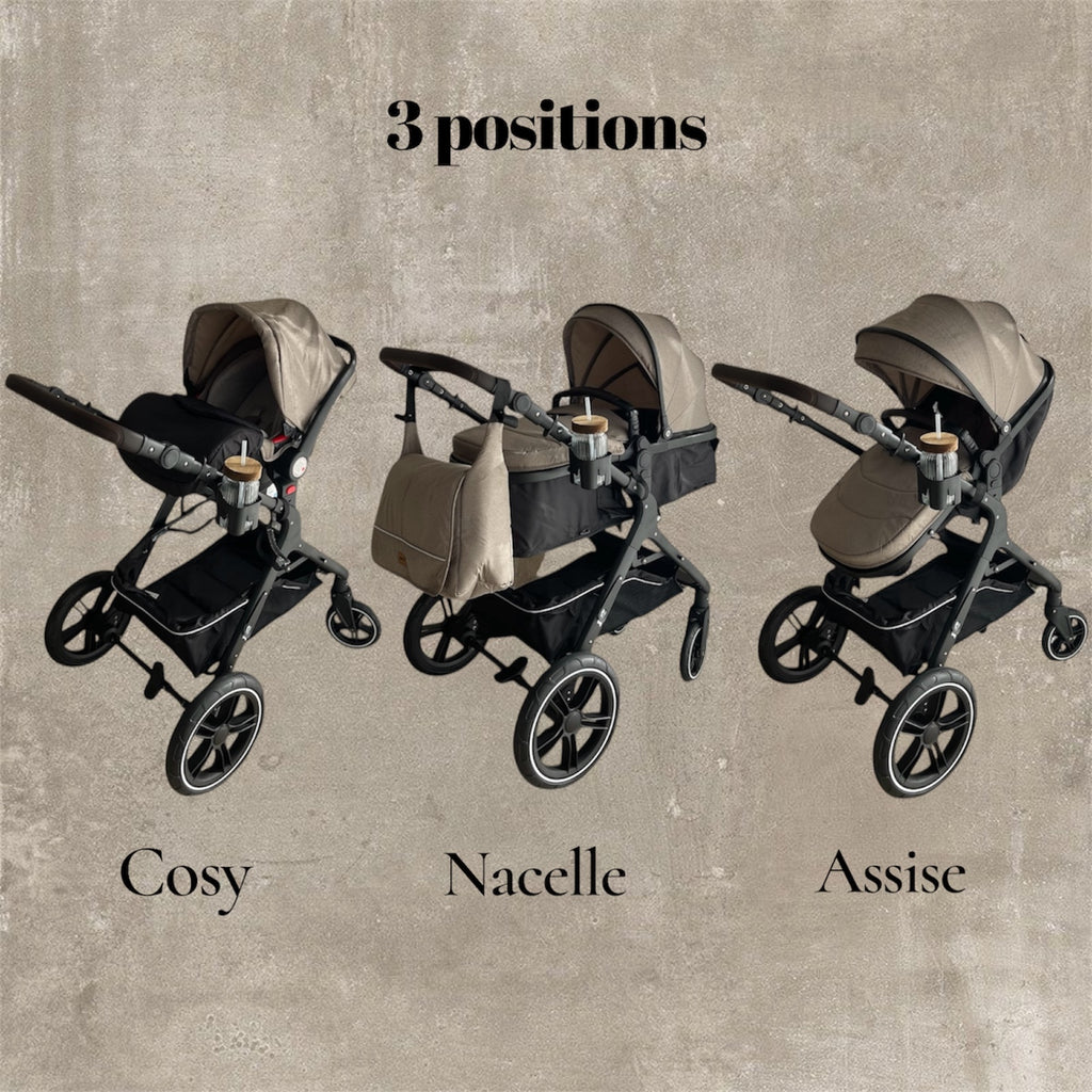 Poussette 3 en 1 Confort